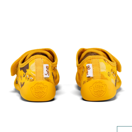 Affenzahn Slipper Cotton Movy Tiger – kapcie dziecięce z bawełny organicznej - 01398-10009-680 Tygrys