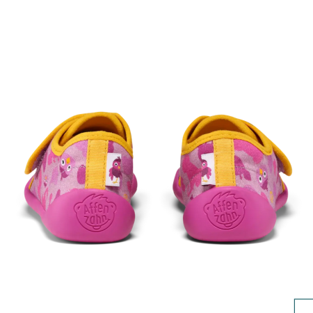 Affenzahn Slipper Cotton Movy Bird – kapcie dziecięce z bawełny organicznej - 01398-40010-680 Bird