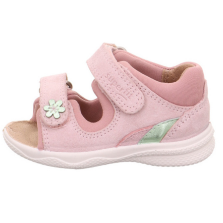 SUPERFIT SANDAŁY Z ELASTYCZNĄ PODESZWĄ POLLY 1-600096-5500 Różowe