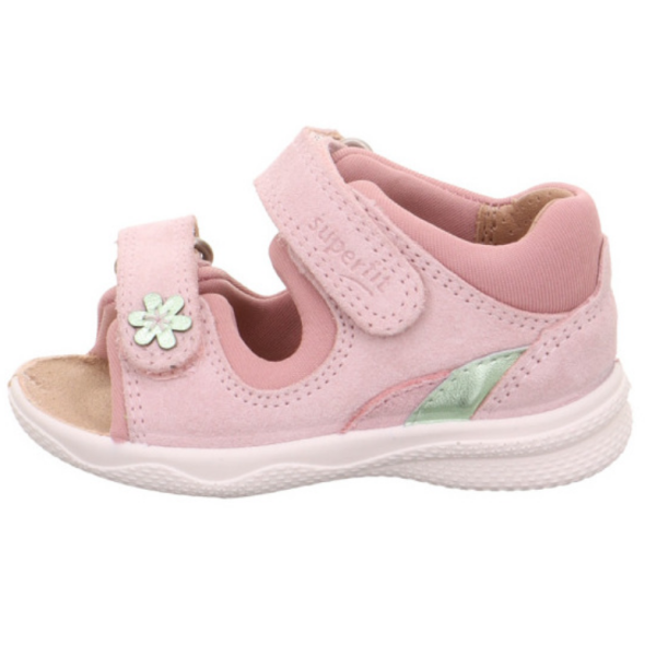 SUPERFIT SANDAŁY Z ELASTYCZNĄ PODESZWĄ POLLY 1-600096-5500 Różowe