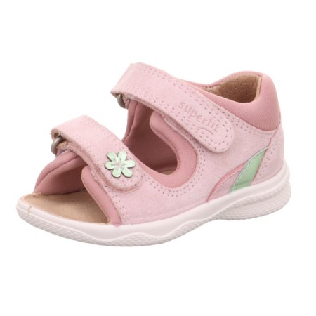 SUPERFIT SANDAŁY Z ELASTYCZNĄ PODESZWĄ POLLY 1-600096-5500 Różowe