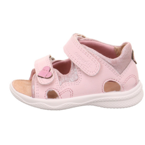 SUPERFIT SANDAŁY Z ELASTYCZNĄ PODESZWĄ POLLY 1-600097-5500 Różowe