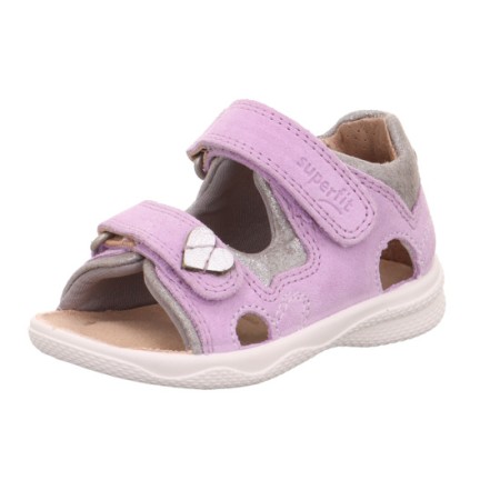 SUPERFIT SANDAŁY Z ELASTYCZNĄ PODESZWĄ POLLY 1-600097-8500 Liliowe
