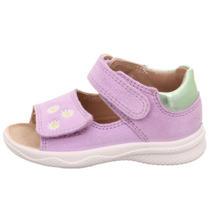 SUPERFIT SANDAŁY Z ELASTYCZNĄ PODESZWĄ POLLY 1-600092-8500 Liliowe