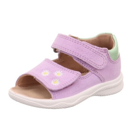 SUPERFIT SANDAŁY Z ELASTYCZNĄ PODESZWĄ POLLY 1-600092-8500 Liliowe