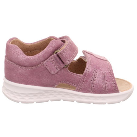 SUPERFIT SPORTOWE SANDAŁY DLA DZIEWCZYNKI LAGOON 1-000516-8510 BŁYSZCZĄCE LILIOWE