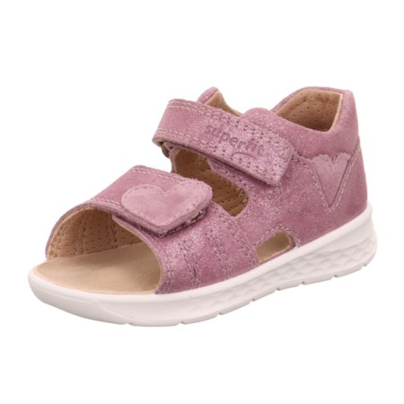 SUPERFIT SPORTOWE SANDAŁY DLA DZIEWCZYNKI LAGOON 1-000516-8510 BŁYSZCZĄCE LILIOWE