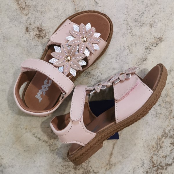 IMAC SANDAŁY DZIEWCZĘCE KWIATUSZKI 780470 11973/026 ROSE/SILVER