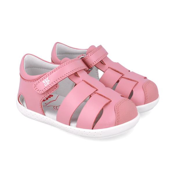 Garvalin Soft Barefoot Szerokie Sandały Dziecięce 252326-D378 Magnolia