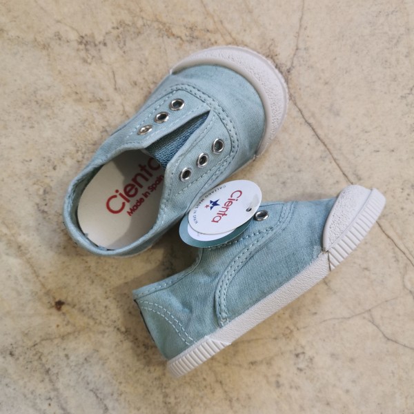 CIENTA TRAMPKI BAREFOOT WSUWANE 450-777-164 AQUA, MIĘTOWE PRZECIERANE