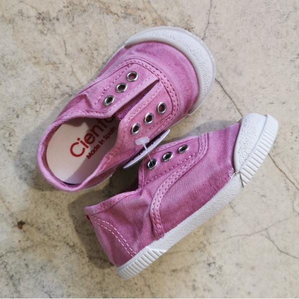 CIENTA TRAMPKI BAREFOOT WSUWANE 450-777-42 ROSA, RÓŻOWE PRZECIERANE