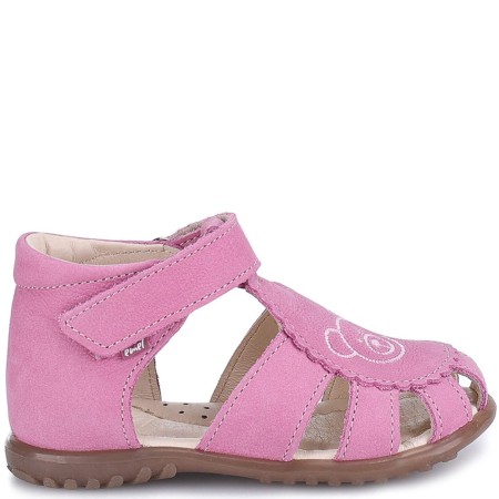 Texas Roczki® różowe sandały dziecięce ze skóry naturalnej  ES 1670-28, Sklep BOSSO Lublin