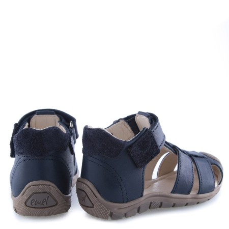 Chico Roczki® szare sandały dziecięce ze skóry naturalnej ES 2187a-11 bossokids.pl - BOSSO Lublin