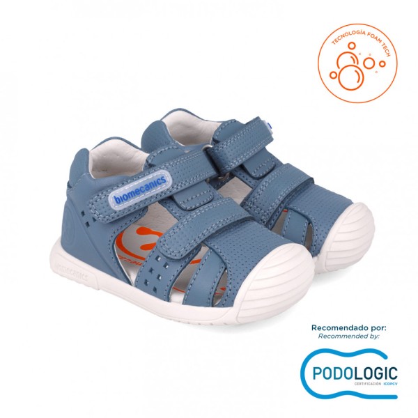 BIOMECANICS SZEROKIE SANDAŁY URBAN 252124-A631 INDIGO