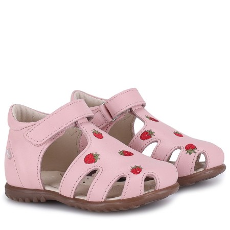 Paloma Roczki® różowe sandały dziecięce ze skóry naturalnej ES 1078-4 bossokids.pl - BOSSO Lublin