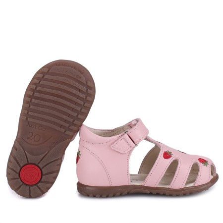 Paloma Roczki® różowe sandały dziecięce ze skóry naturalnej ES 1078-4 bossokids.pl - BOSSO Lublin