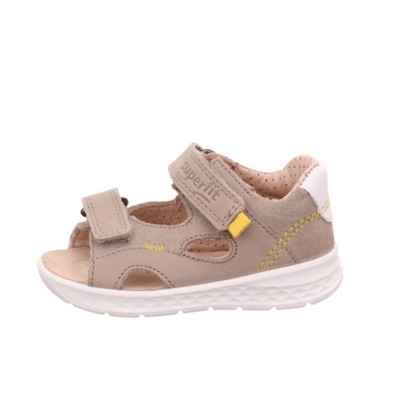 Superfit Logoon, Beżowe skórzane sadałki dla dzieci, Sklep BOSSO, SUPERFIT SAND