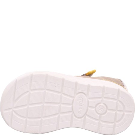 Superfit Logoon, Beżowe skórzane sadałki dla dzieci, Sklep BOSSO, SUPERFIT SAND