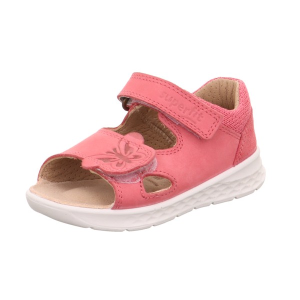 SUPERFIT SANDAŁY LAGOON 1-000518-5500, Różowe z Motylkiem