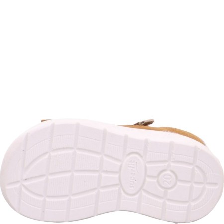 Superfit Logoon, Brązowe skórzane sandałki dla dzieci, Sklep BOSSO,