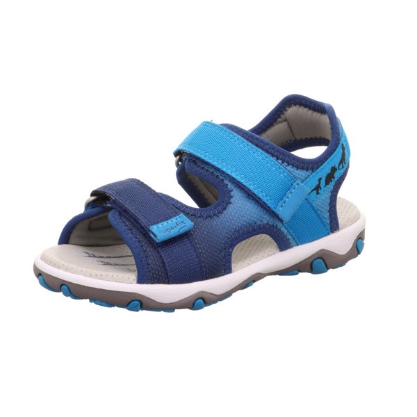 SUPERFIT SANDAŁY CHŁOPIĘCE MIKE 3.0 1-009465-8010, Niebieskie Dinozaury