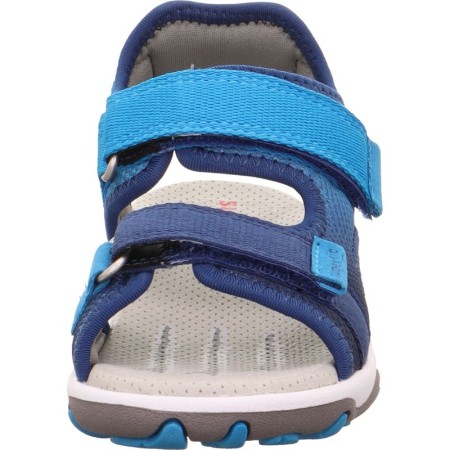 Niebieskie sandały sportowe dla chłopca Superfit Mike w dinozaury, Sklep BOSSO