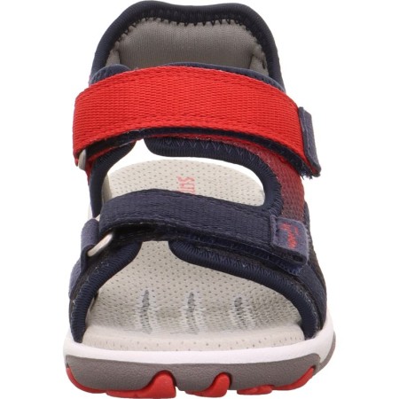 Czerwone sandały sportowe dla chłopca Superfit Mike w dinozaury, Sklep BOSSO