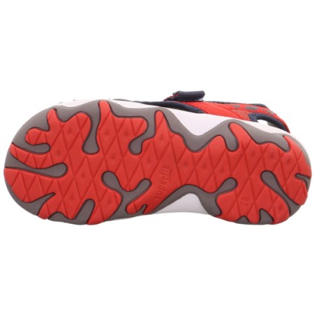 Czerwone sandały sportowe dla chłopca Superfit Mike w dinozaury, Sklep BOSSO