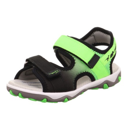 Neonowe sandały sportowe dla chłopca Superfit Mike w dinozaury, Sklep BOSSO