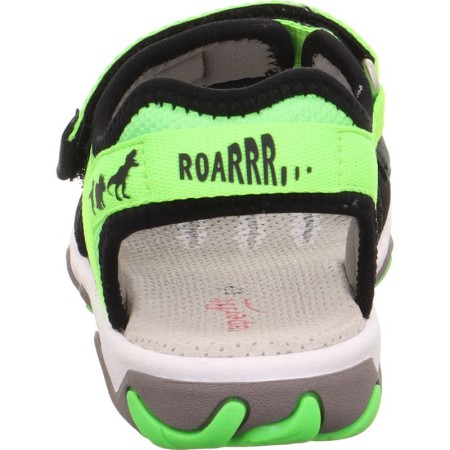 Neonowe sandały sportowe dla chłopca Superfit Mike w dinozaury, Sklep BOSSO