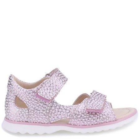 Jamaica różowe sandały dziecięce ze skóry naturalnej E2767, Sklep BOSSO Lublin, bossokids.pl