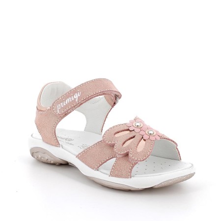 Różowe Skórzane Sandałki dla Dziewczynki Primigi 7885311, Sklep BOSSO, bossokids.pl