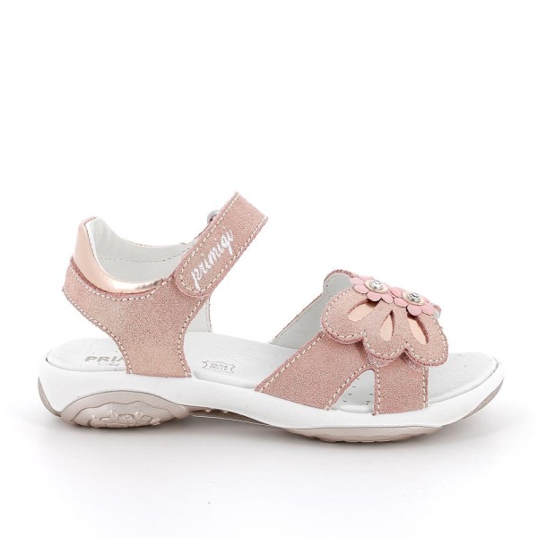 PRIMIGI SANDAŁY DZIEWCZĘCE BŁYSZCZĄCE 7885311 Scam.Brinato/Carne