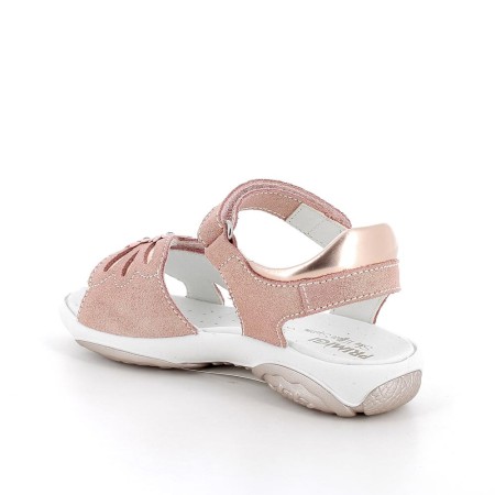Różowe Skórzane Sandałki dla Dziewczynki Primigi 7885311, Sklep BOSSO, bossokids.pl