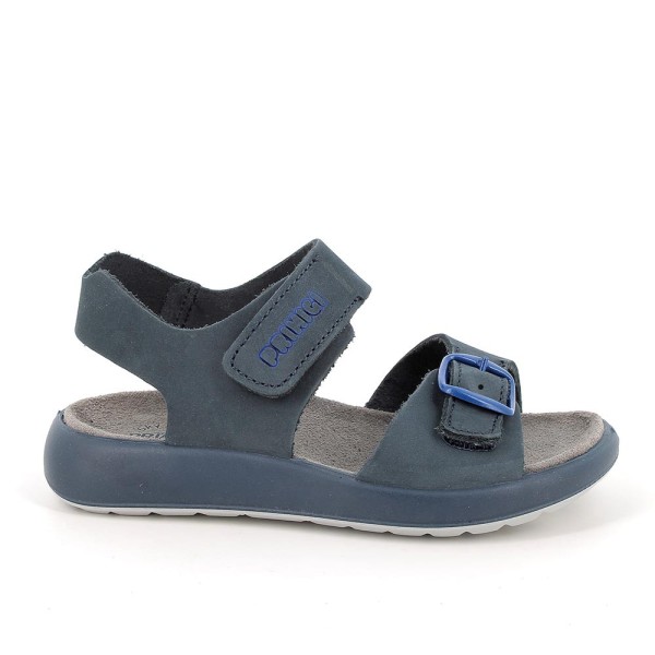 PRIMIGI SANDAŁY SKÓRZANE 7898822 Nabuk Liscio/Blu