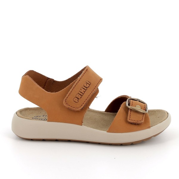 PRIMIGI SANDAŁY SKÓRZANE 7898800 Nabuk Liscio/Cuoio