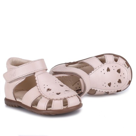 Sandały Emel Bali Roczki® różowe sandały dziecięce ze skóry naturalnej - BOSSO Lublin - bossokids.pl