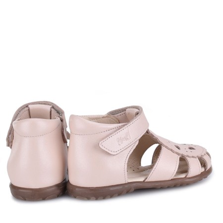 Sandały Emel Bali Roczki® różowe sandały dziecięce ze skóry naturalnej - BOSSO Lublin - bossokids.pl