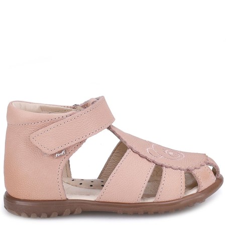 Texas Roczki® beżowe sandały dziecięce ze skóry naturalnej  ES 1670-22, Sklep BOSSO Lublin