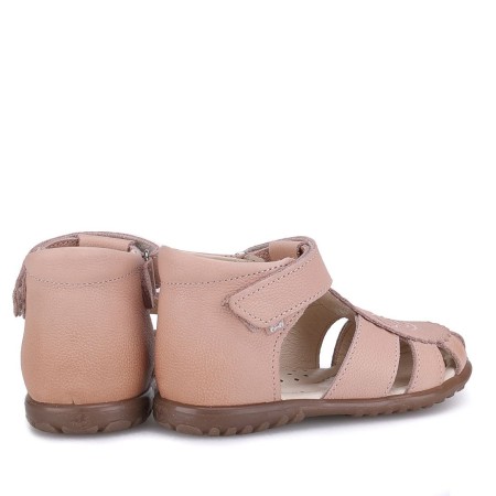 Texas Roczki® beżowe sandały dziecięce ze skóry naturalnej  ES 1670-22, Sklep BOSSO Lublin