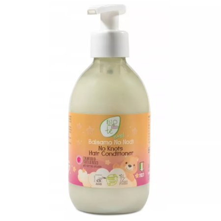 Pierpaoli Biocontè Baby Odżywka do włosów ułatwiająca rozczesywanie dla dzieci i niemowląt, BEZ SPLĄTANIA, AIAB, 300ml