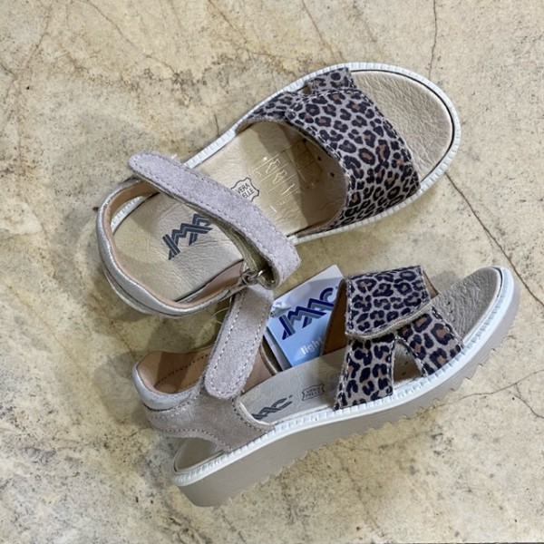 IMAC SANDAŁY DZIEWCZĘCE PANTERKA 780810 74661/026 BEIGE/SILVER