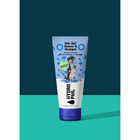 Hydrophil Płyn do mycia ciała i włosów dla dzieci 2w1, bezzapachowy, WYDRA, 200 ml