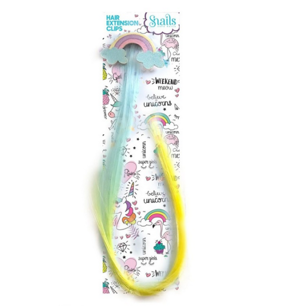 SNAILS Spinka do włosów z kolorowym pasemkiem, Rainbow