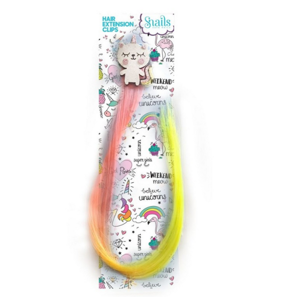 SNAILS Spinka do włosów z kolorowym pasemkiem, Catcorn