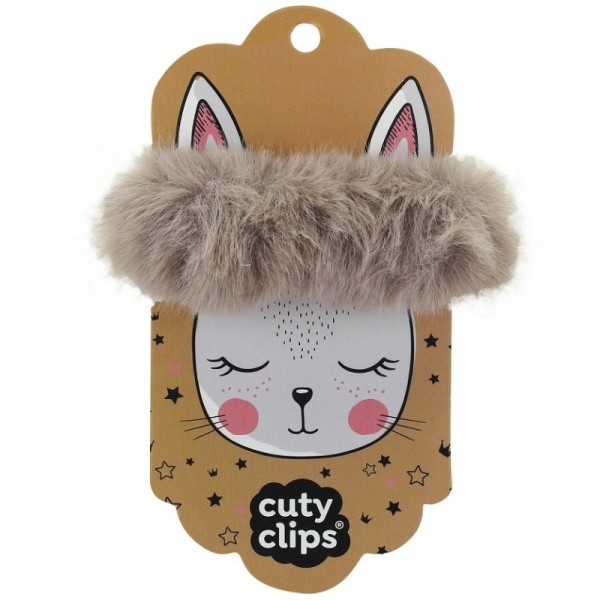 SNAILS Gumka do włosów Fluffy Bunny, beżowa