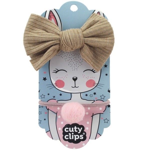 Snails Zestaw 2 gumek do włosów Boss Bunny, beż i róż