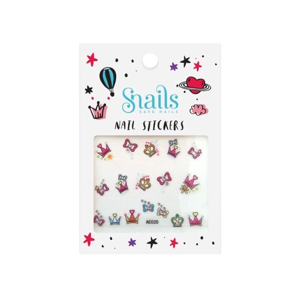 SNAILS Ozdobne naklejki na paznokcie PERFECT PRINCESS