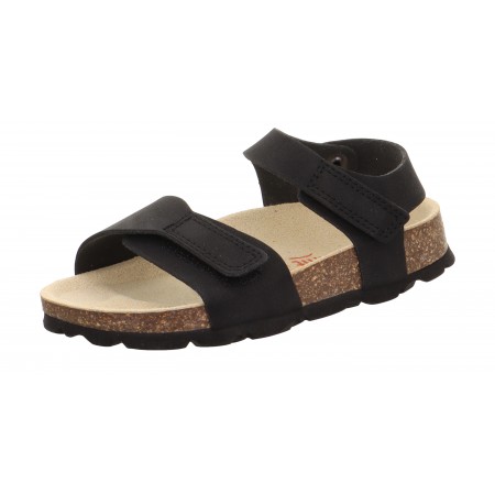 Sandały Superfit Fusbety Korkowe Czarne 1-000122-0000 - bossokids.pl - BOSSO Lublin