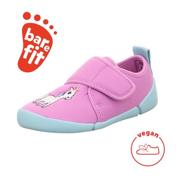 Superfit Venti miękkie kapcie barefoot z Jednorożcem 1-006700-8500